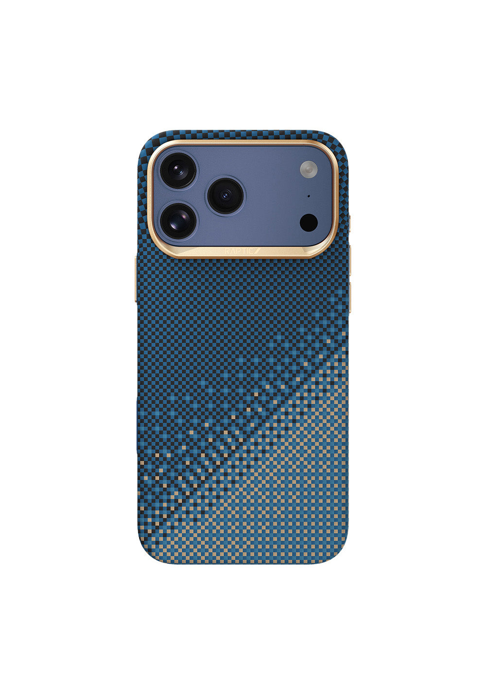 Apple iPhone 17 Pro Max Kılıf Manyetik Şarj Uyumlu Raptic Aramid Dual Ultra Serenity Serisi Karbon Kapak