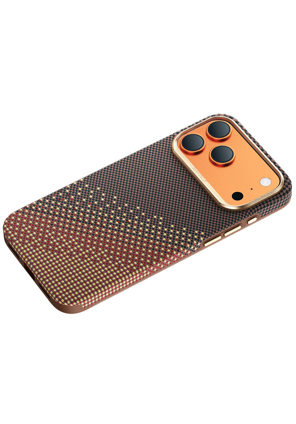 Apple iPhone 17 Pro Max Kılıf Manyetik Şarj Uyumlu Raptic Aramid Dual Ultra Serenity Serisi Karbon Kapak