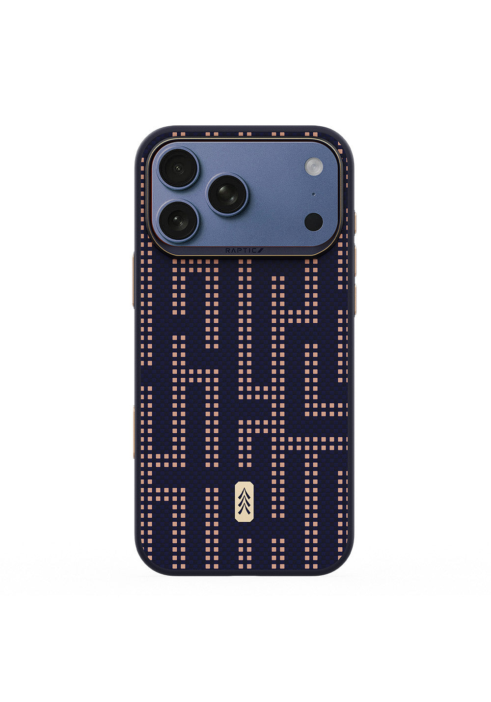 Apple iPhone 17 Pro Kılıf Manyetik Şarj Uyumlu Raptic Aramid Dual Grid Serisi Karbon Kapak
