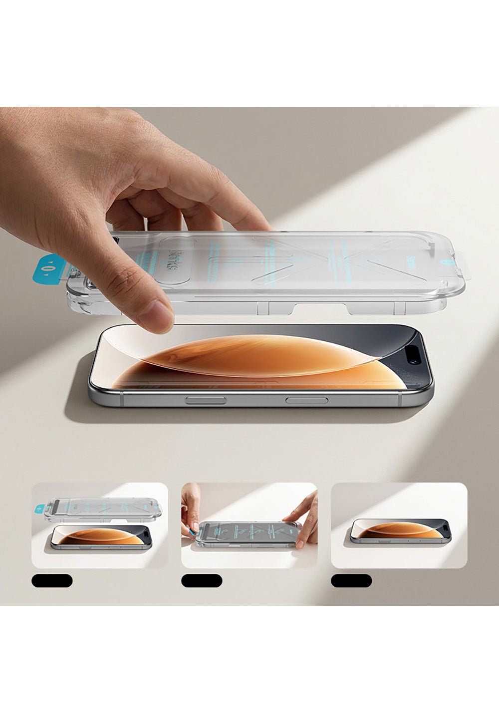 Apple iPhone 17 Benks OmniWarrior Eye-Friendly Cam Ekran Koruyucu + Kolay Uygulama Aparatlı