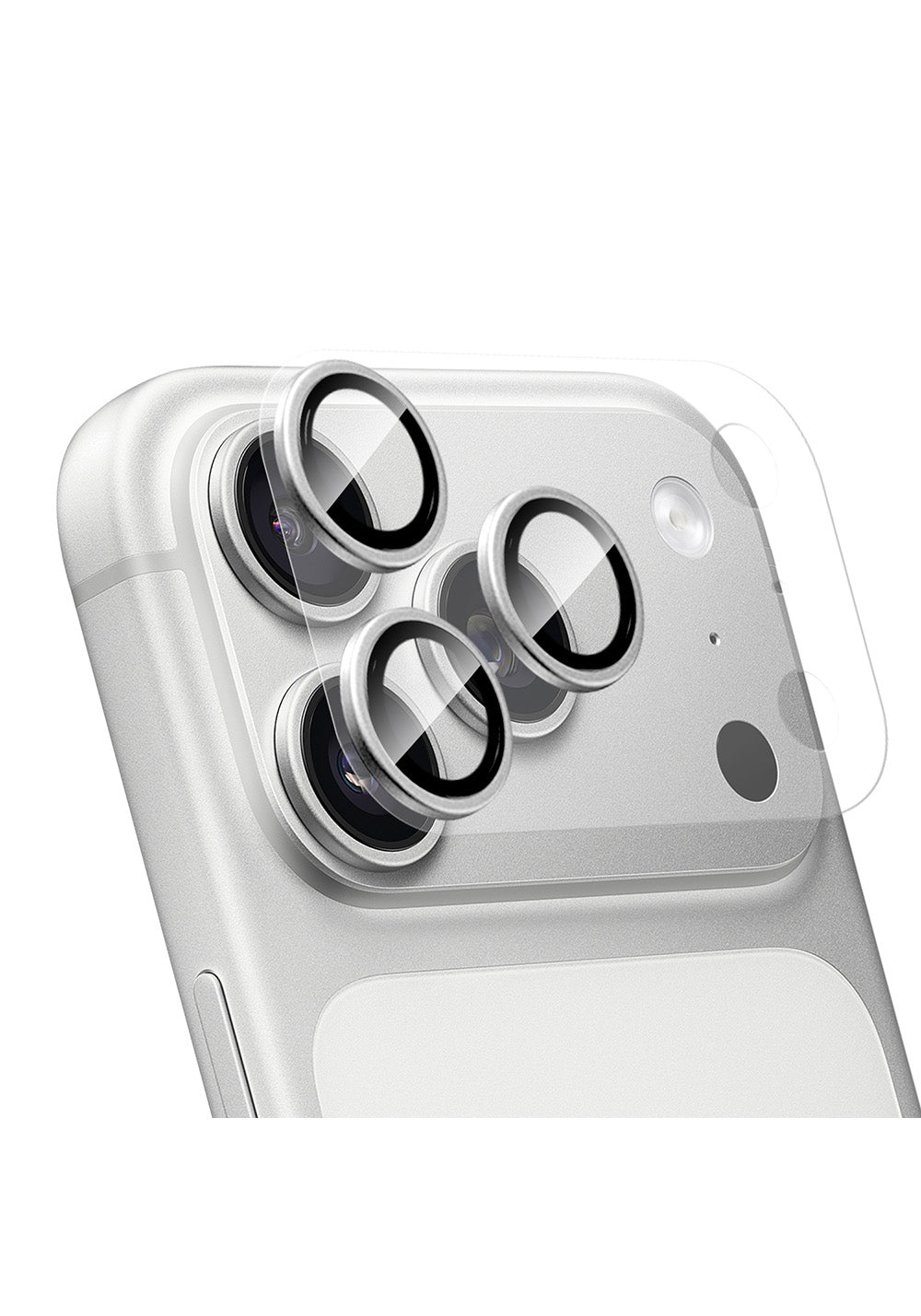 Apple iPhone 18 Pro CaseWorld Alloy Sapphire Safir One-Piece Anti Reflective Safir Kamera Lens Koruyucu
