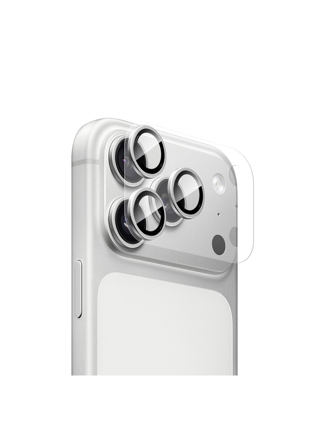 Apple iPhone 18 Pro CaseWorld Alloy Sapphire Safir One-Piece Anti Reflective Safir Kamera Lens Koruyucu