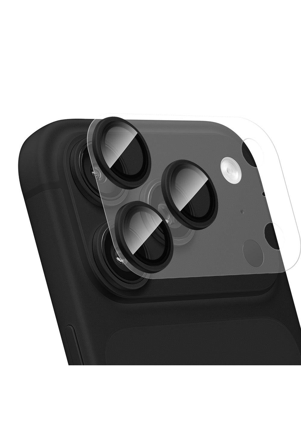 Apple iPhone 18 Pro CaseWorld Alloy Sapphire Safir One-Piece Anti Reflective Safir Kamera Lens Koruyucu