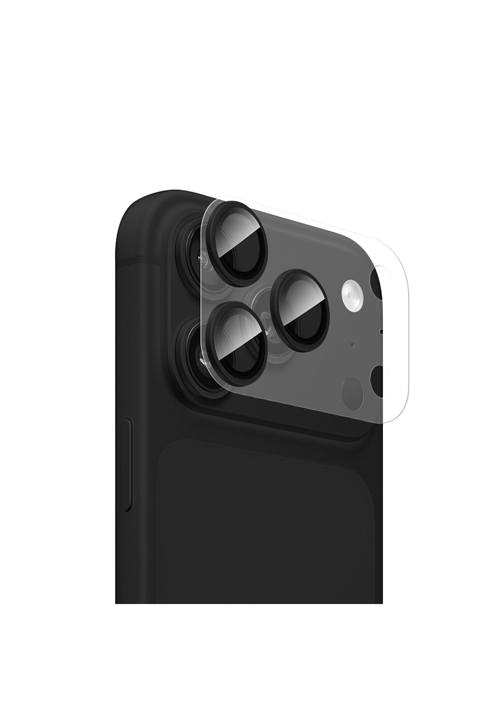 Apple iPhone 18 Pro CaseWorld Alloy Sapphire Safir One-Piece Anti Reflective Safir Kamera Lens Koruyucu