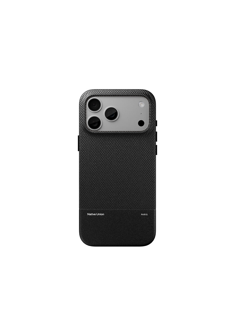 Apple iPhone 18 Pro Kılıf Manyetik Şarj Uyumlu Deri Dokulu Native Union RE Classic Serisi Kapak