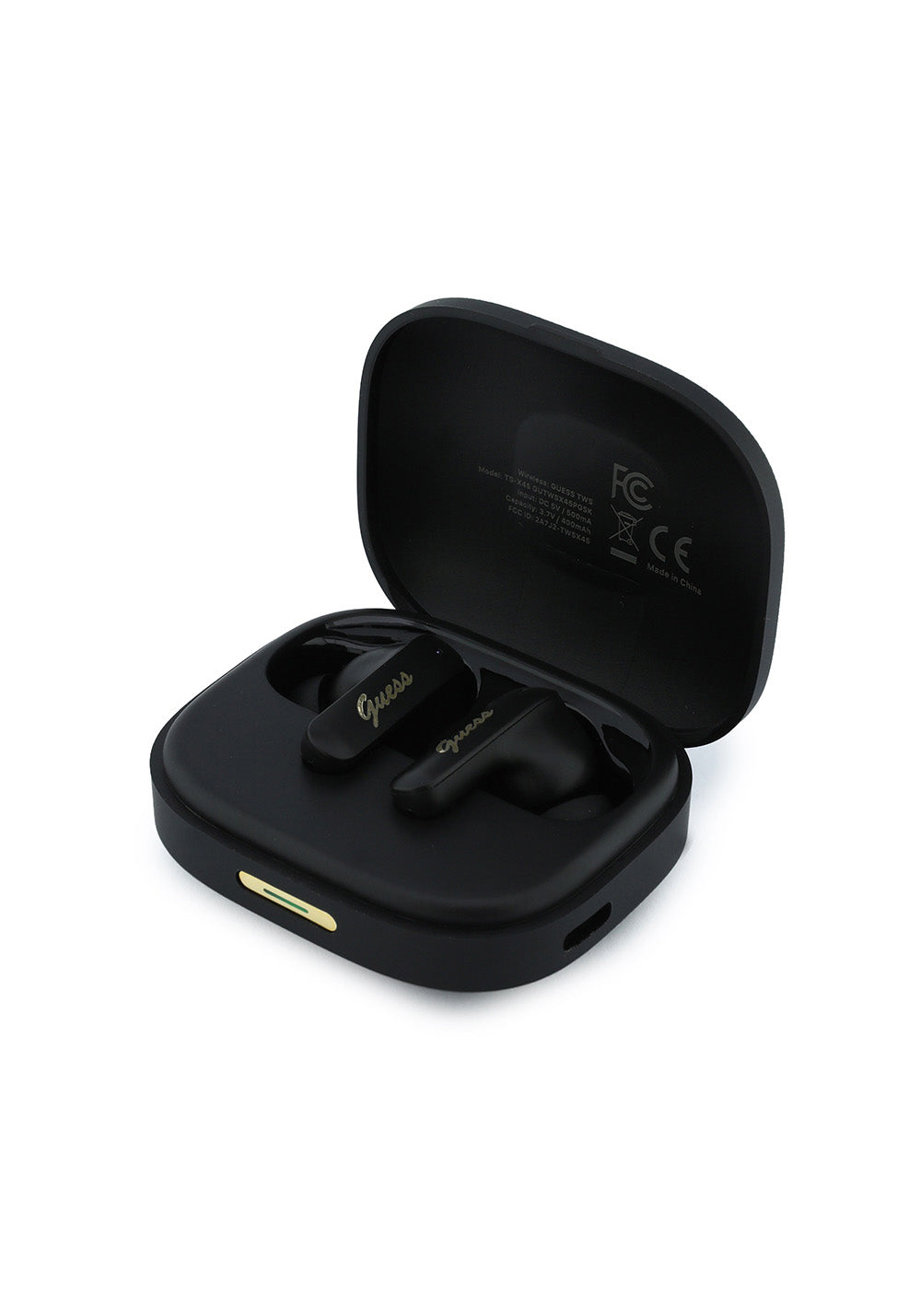 Guess Orijinal Lisanslı Script Metal Yazı Logolu TWS Kulak İçi Bluetooth Kulaklık