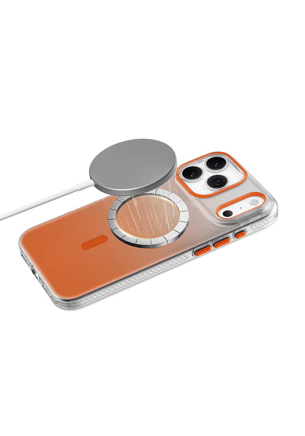 Apple iPhone 18 Pro Max Kılıf Manyetik Şarj Uyumlu Sararmaya Karşı Dayanıklı Mutural Icesense Serisi Kapak