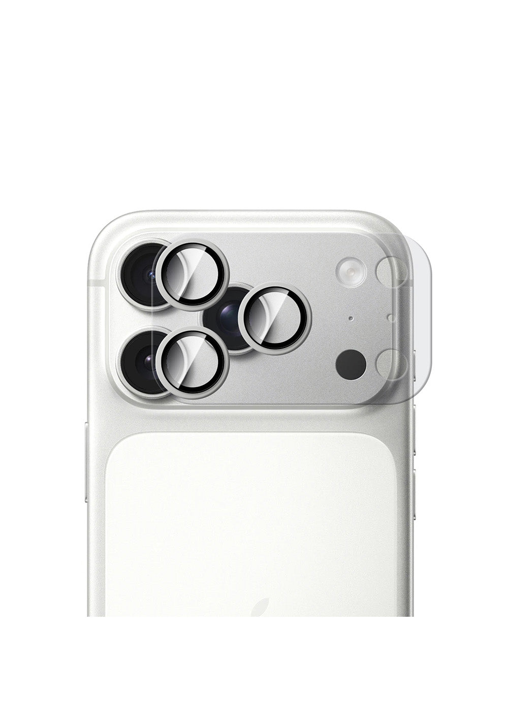 Apple iPhone 18 Pro Max CaseWorld Alloy Sapphire Safir One-Piece Anti Reflective Safir Kamera Lens Koruyucu