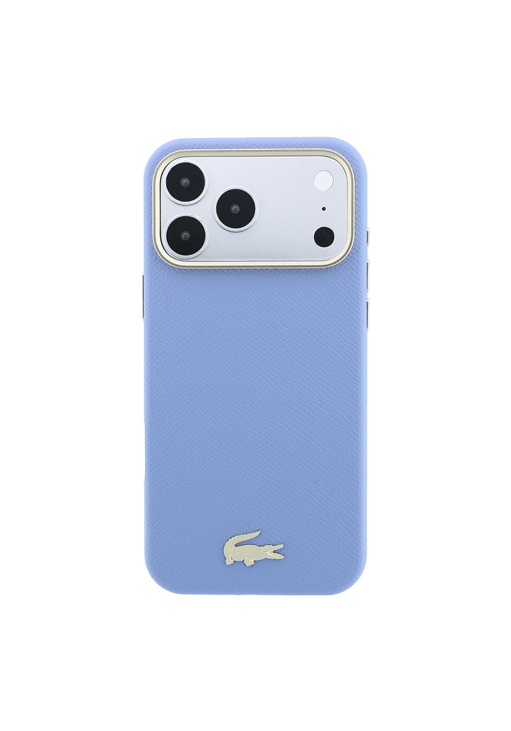 Apple iPhone 18 Pro Max Kılıf Lacoste Orijinal Lisanslı M-Safe Şarj Özellikli PVC Yarı Pike Desenli Arka Yüzey İkonik Timsah Dokuma Logolu Kapak