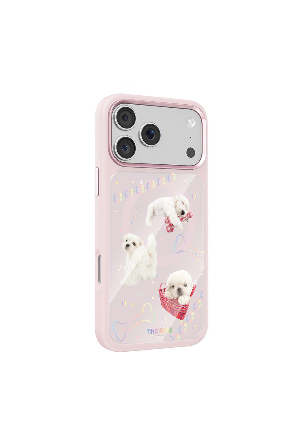 Apple iPhone 18 Pro Max Kılıf Manyetik Şarj Uyumlu 3D Baskılı Tasarım Mutural The Dog Serisi Kapak
