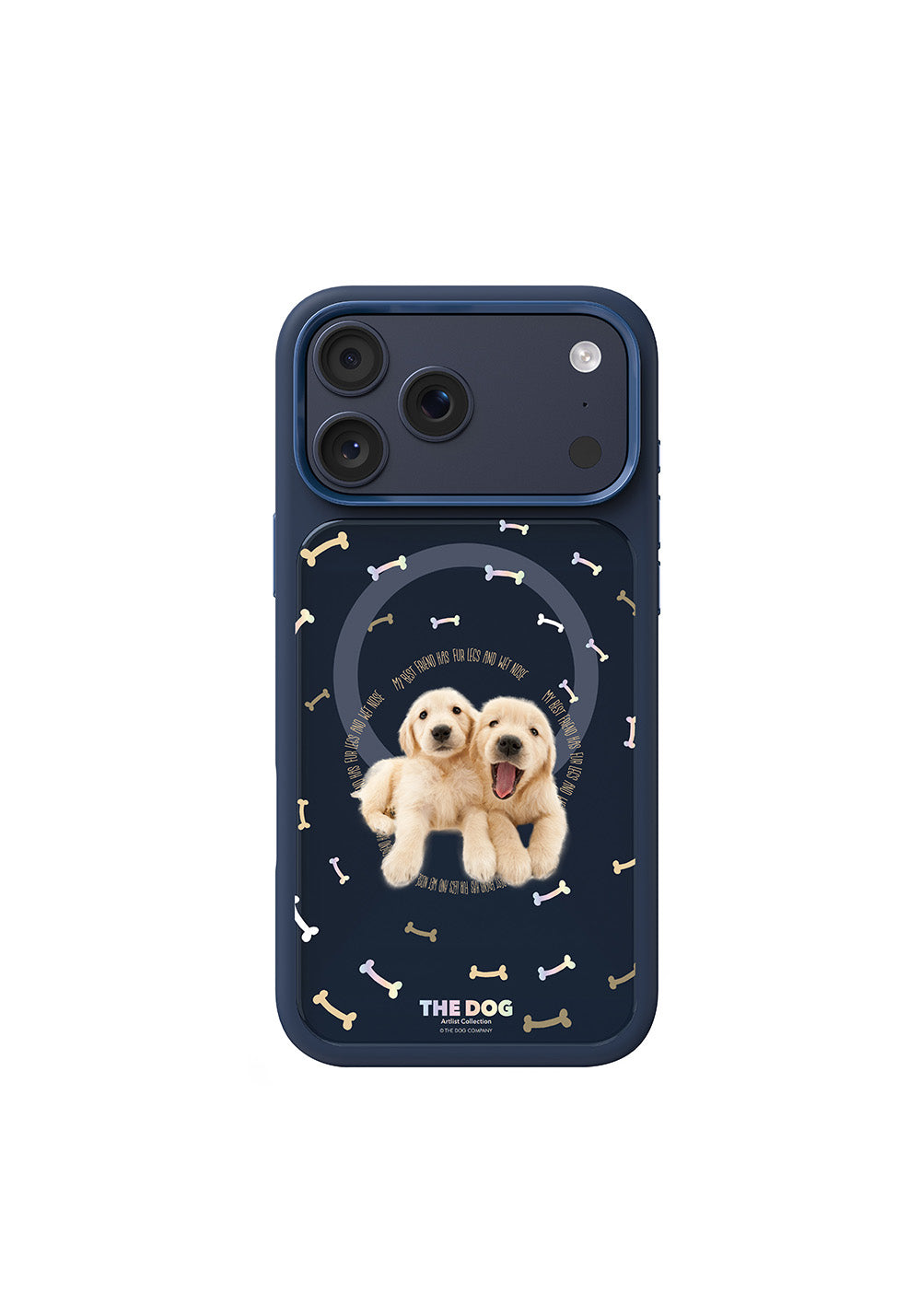 Apple iPhone 18 Pro Max Kılıf Manyetik Şarj Uyumlu 3D Baskılı Tasarım Mutural The Dog Serisi Kapak