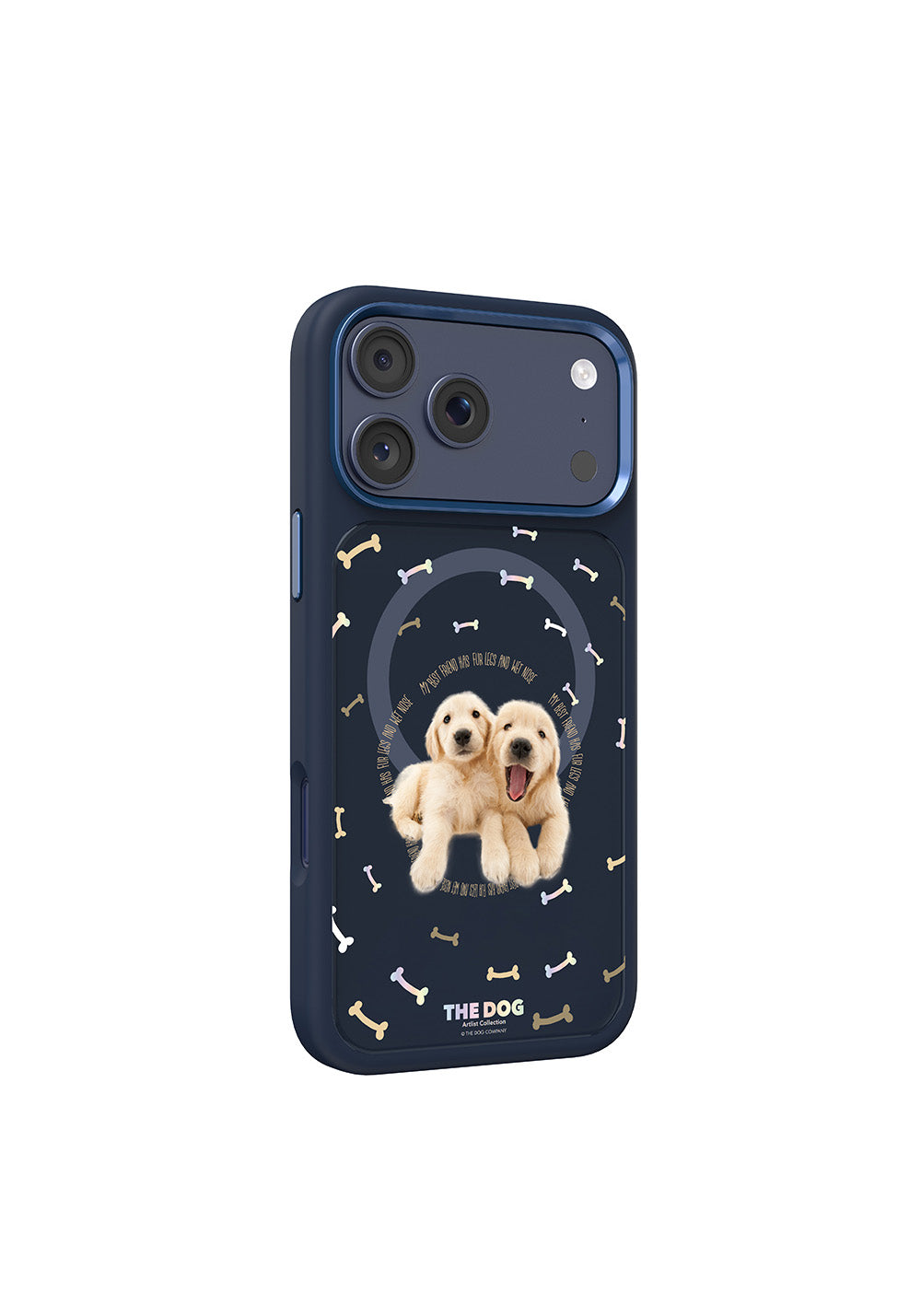 Apple iPhone 18 Pro Max Kılıf Manyetik Şarj Uyumlu 3D Baskılı Tasarım Mutural The Dog Serisi Kapak