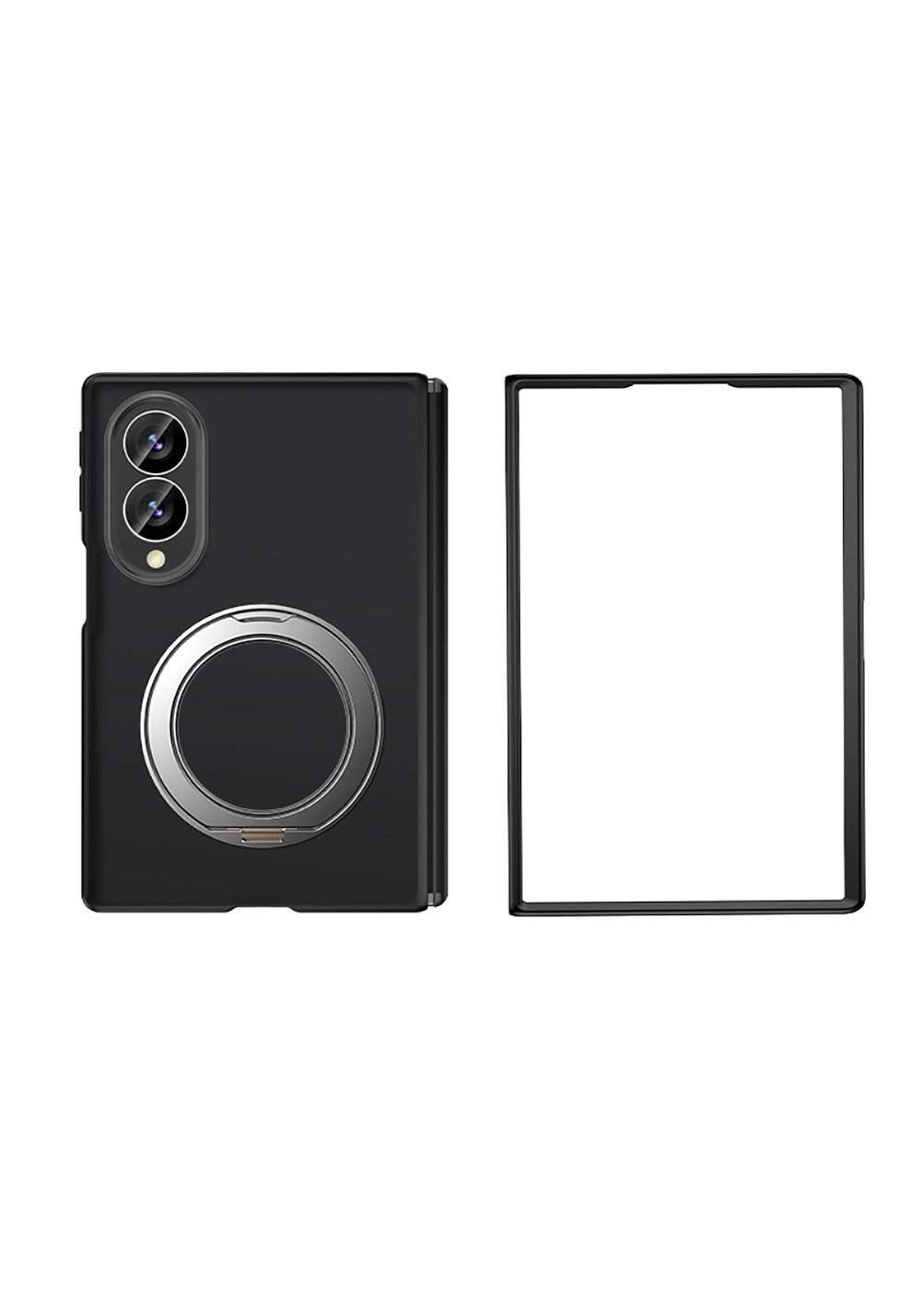 Galaxy Z Fold 8 Kılıf Manyetik Şarj Uyumlu Arkası Mat Sert PC Wlons Vena Standlı Kapak