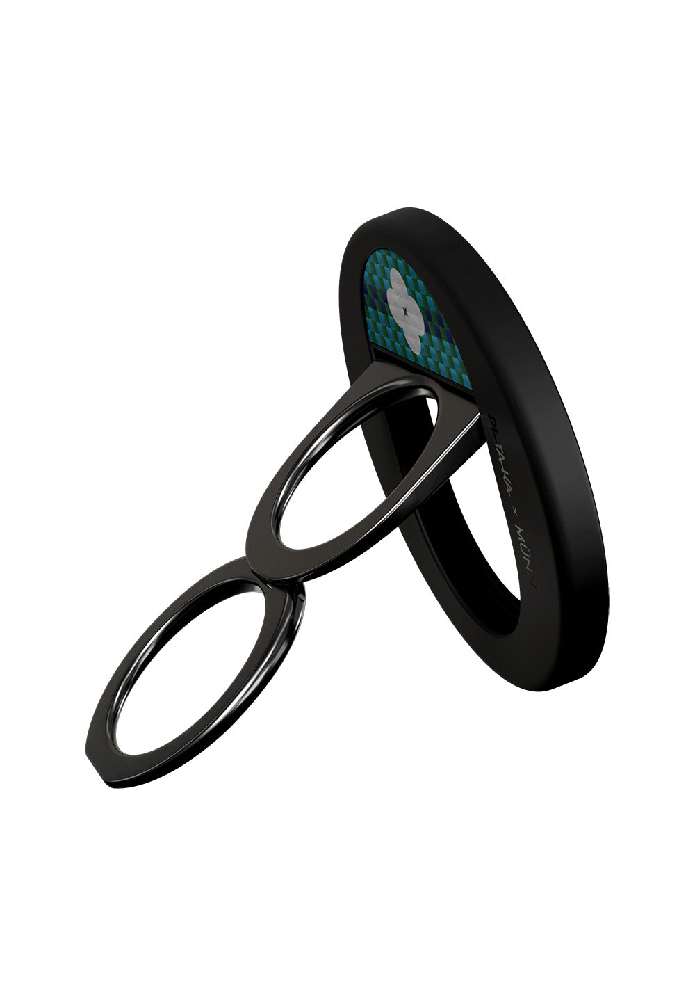 Pitaka Aramid Fiber Flora in Grid Serisi MagEZ Grip 3 Magnetik Ring Stand Telefon Tutucu