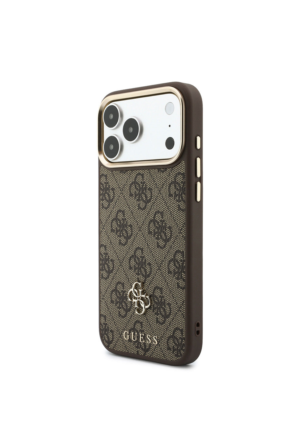 Apple iPhone 17 Pro Max Kılıf Guess Orijinal Lisanslı Manyetik Şarj Uyumlu Askılı ve 4G Metal Logolu Kartlıklı Kapak