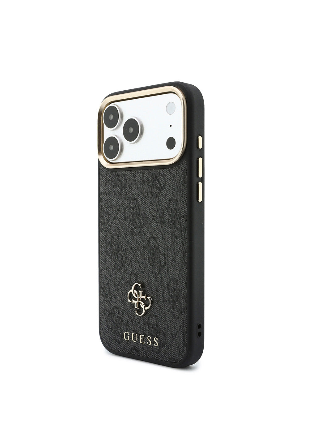 Apple iPhone 17 Pro Max Kılıf Guess Orijinal Lisanslı Manyetik Şarj Uyumlu Askılı ve 4G Metal Logolu Kartlıklı Kapak