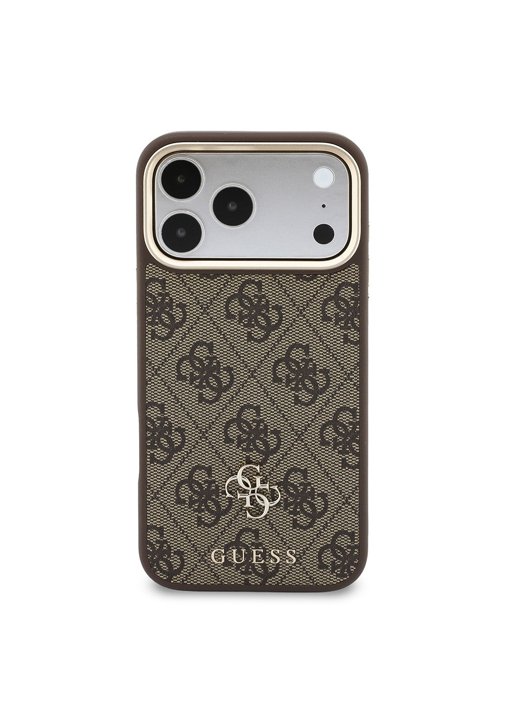 Apple iPhone 17 Pro Max Kılıf Guess Orijinal Lisanslı Manyetik Şarj Uyumlu 4G Büyük Metal Logolu Kartlıklı Kapak