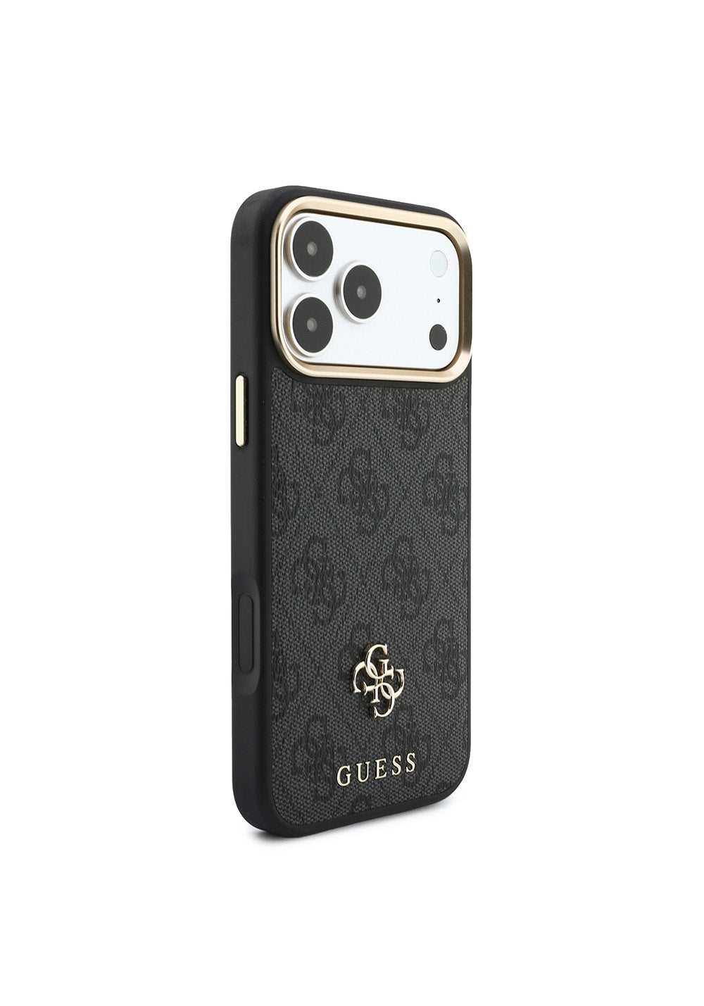 Apple iPhone 17 Pro Max Kılıf Guess Orijinal Lisanslı Manyetik Şarj Uyumlu 4G Büyük Metal Logolu Kartlıklı Kapak