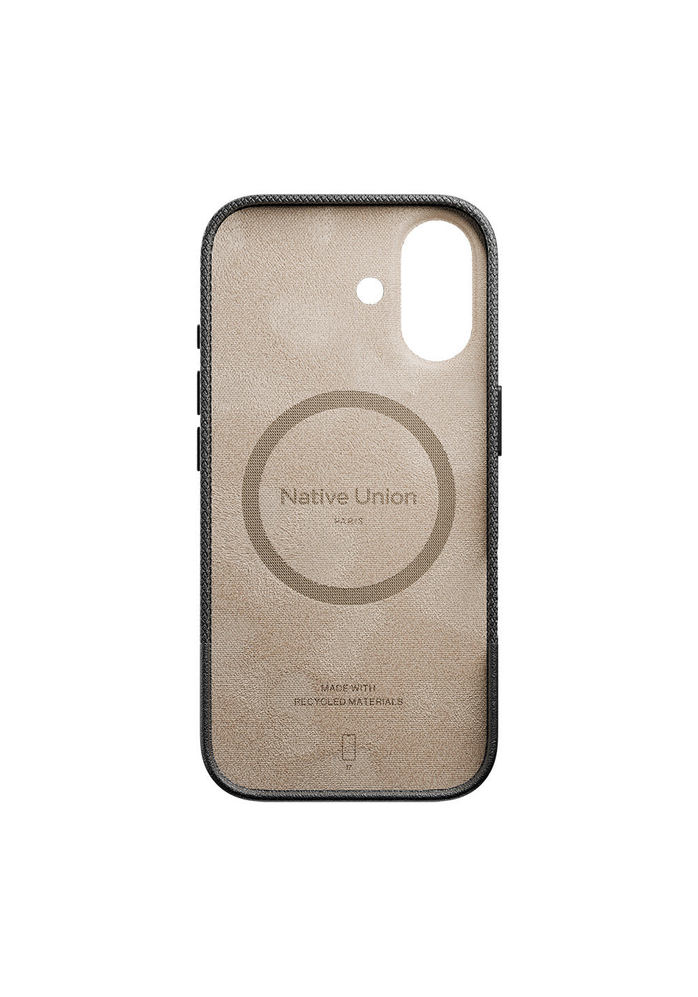 Apple iPhone 17 Kılıf Manyetik Şarj Uyumlu Deri Dokulu Native Union RE Classic Serisi Kapak