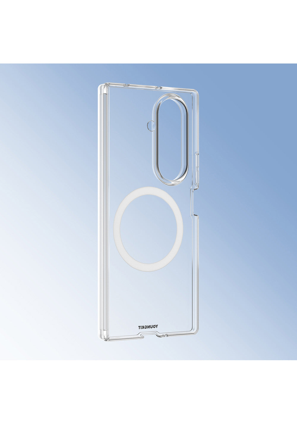 Galaxy Z Fold 8 Kılıf Manyetik Şarj Uyumlu Youngkit Clear Serisi Kapak