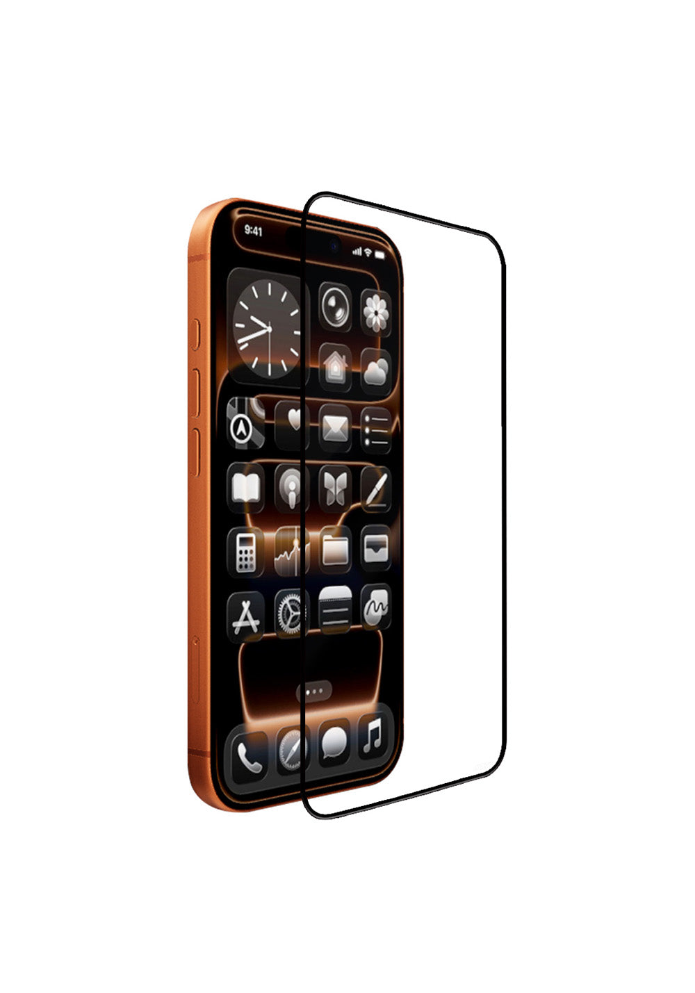 Apple iPhone 16 Pro Max Mohseven M6 HD Temperli Cam Ekran Koruyucu + Kolay Uygulama Aparatı