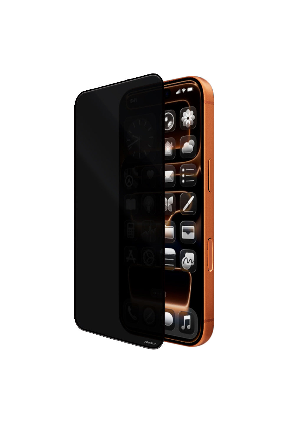 Apple iPhone 17 Mohseven M6 Privacy Temperli Cam Ekran Koruyucu + Kolay Uygulama Aparatı
