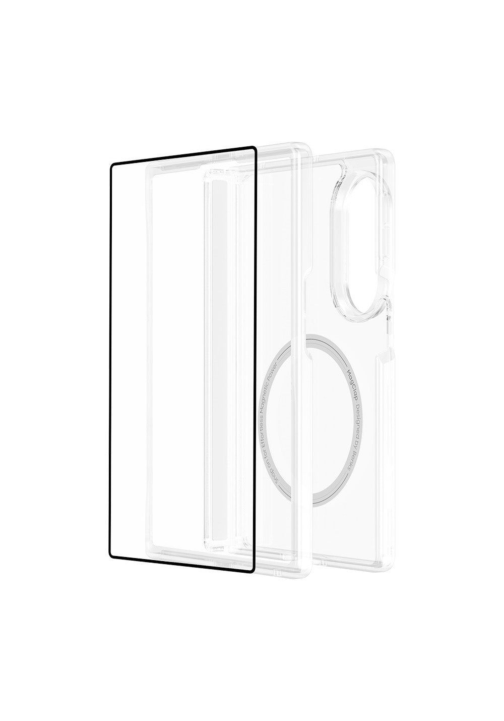 Galaxy Z Fold 8 Benks Crystal Grand Combo Üçlü Aksesuar Seti (Ön Arka Şeffaf Kapak + Ekran Koruyucu)