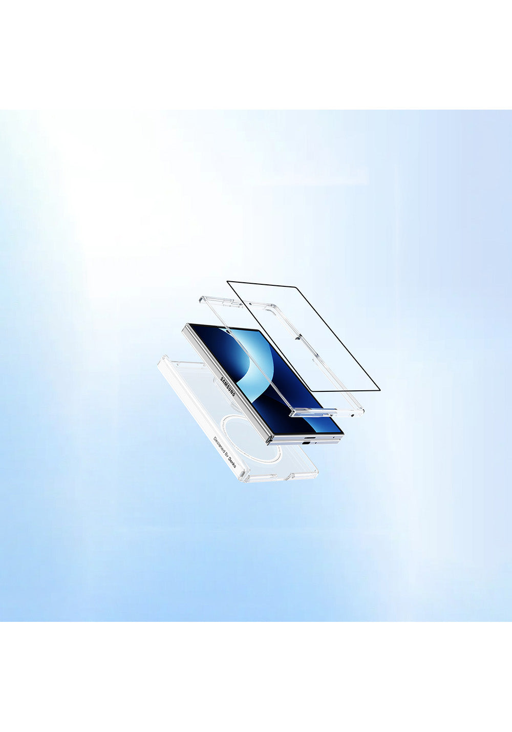 Galaxy Z Fold 8 Benks Crystal Grand Combo Üçlü Aksesuar Seti (Ön Arka Şeffaf Kapak + Ekran Koruyucu)