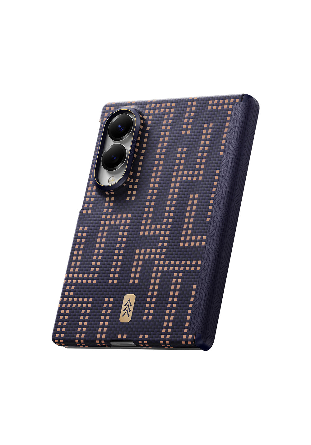 Galaxy Z Fold 8 Kılıf Manyetik Şarj Uyumlu Raptic Aramid SkinPro Serisi Karbon Kapak