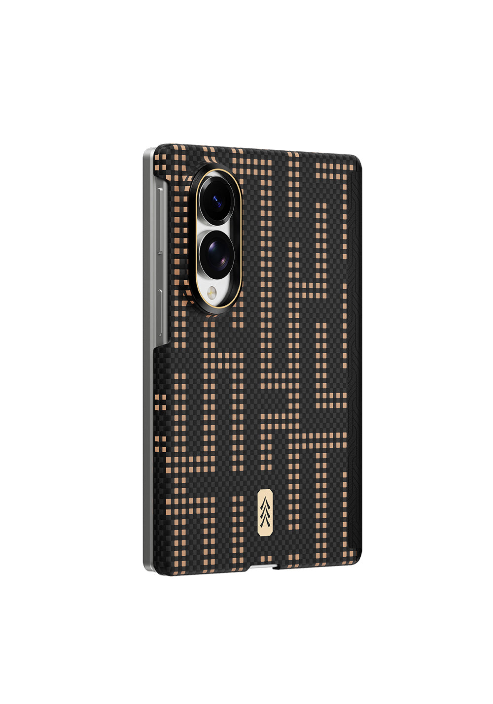 Galaxy Z Fold 8 Kılıf Manyetik Şarj Uyumlu Raptic Aramid SkinPro Serisi Karbon Kapak