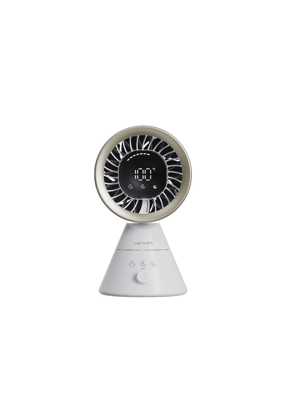 Lenyes LHF22 Dijital Led Göstergeli AI Hava Kontrollü Kule Tipi Soğutucu Masa Fanı
