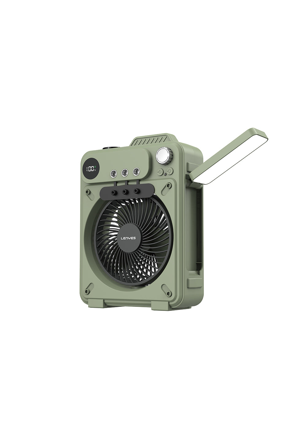 Lenyes LHF25 Dijital Led Göstergeli Su Hazneli Gece Lambalı Outdoor Soğutucu Fan