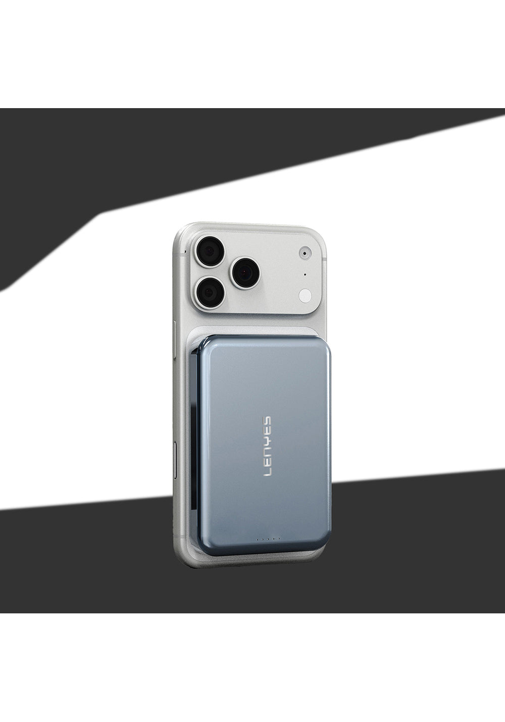 Lenyes PW0011D Ultra İnce LED Göstergeli Wireless Powerbank 15W 5000mAh