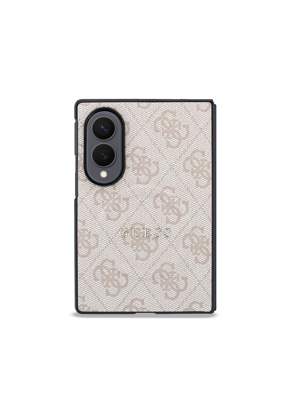 Galaxy Z Fold 8 Kılıf Guess Orijinal Lisanslı Manyetik Şarj Uyumlu PU Deri 4G Desenli Yazı Logolu Kapak