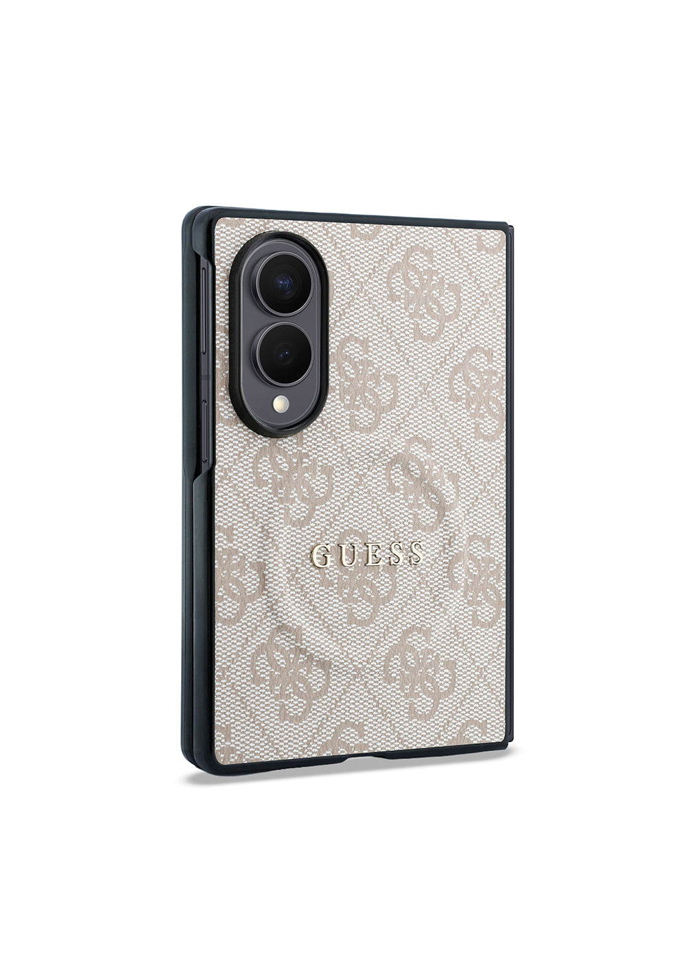 Galaxy Z Fold 8 Kılıf Guess Orijinal Lisanslı Manyetik Şarj Uyumlu PU Deri 4G Desenli Yazı Logolu Kapak