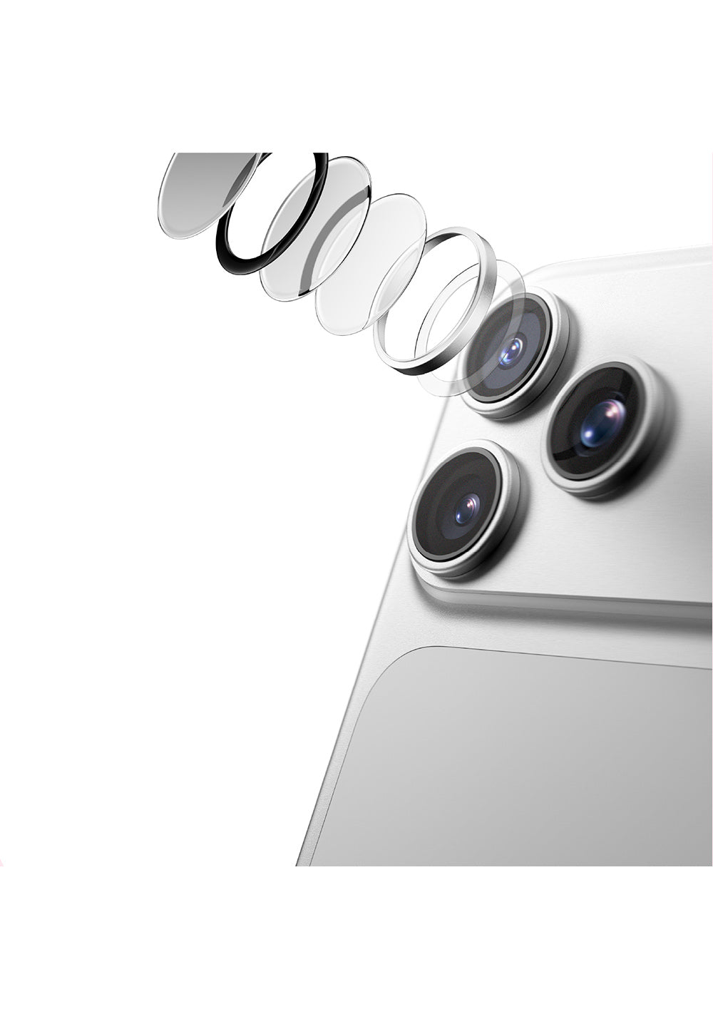 Apple iPhone 18 Pro Max Amazingthing Titan Vision Sapphire AR Kamera Lens Koruyucu + Kolay Uygulama Aparatlı