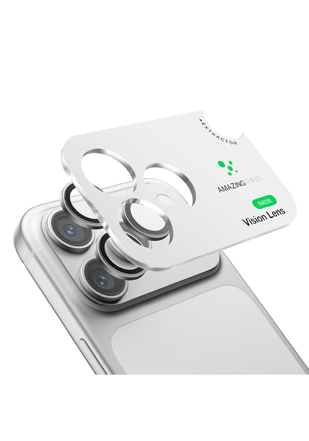 Apple iPhone 18 Pro Max Amazingthing Titan Vision Sapphire AR Kamera Lens Koruyucu + Kolay Uygulama Aparatlı