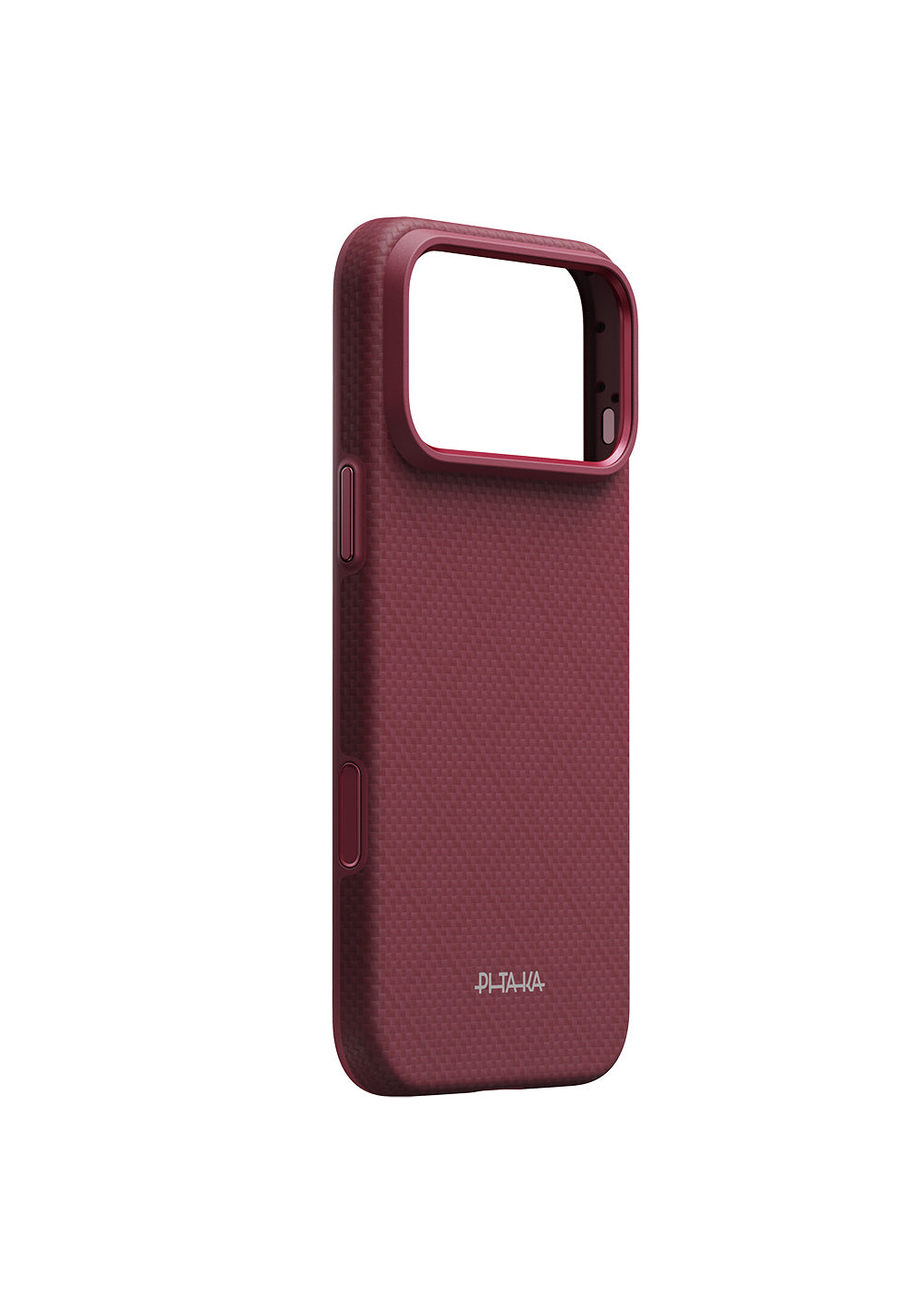 Apple iPhone 18 Pro Max Kılıf Manyetik Şarj Uyumlu Aramid Karbon Fiber Pitaka Argyle Serisi Summa Kapak