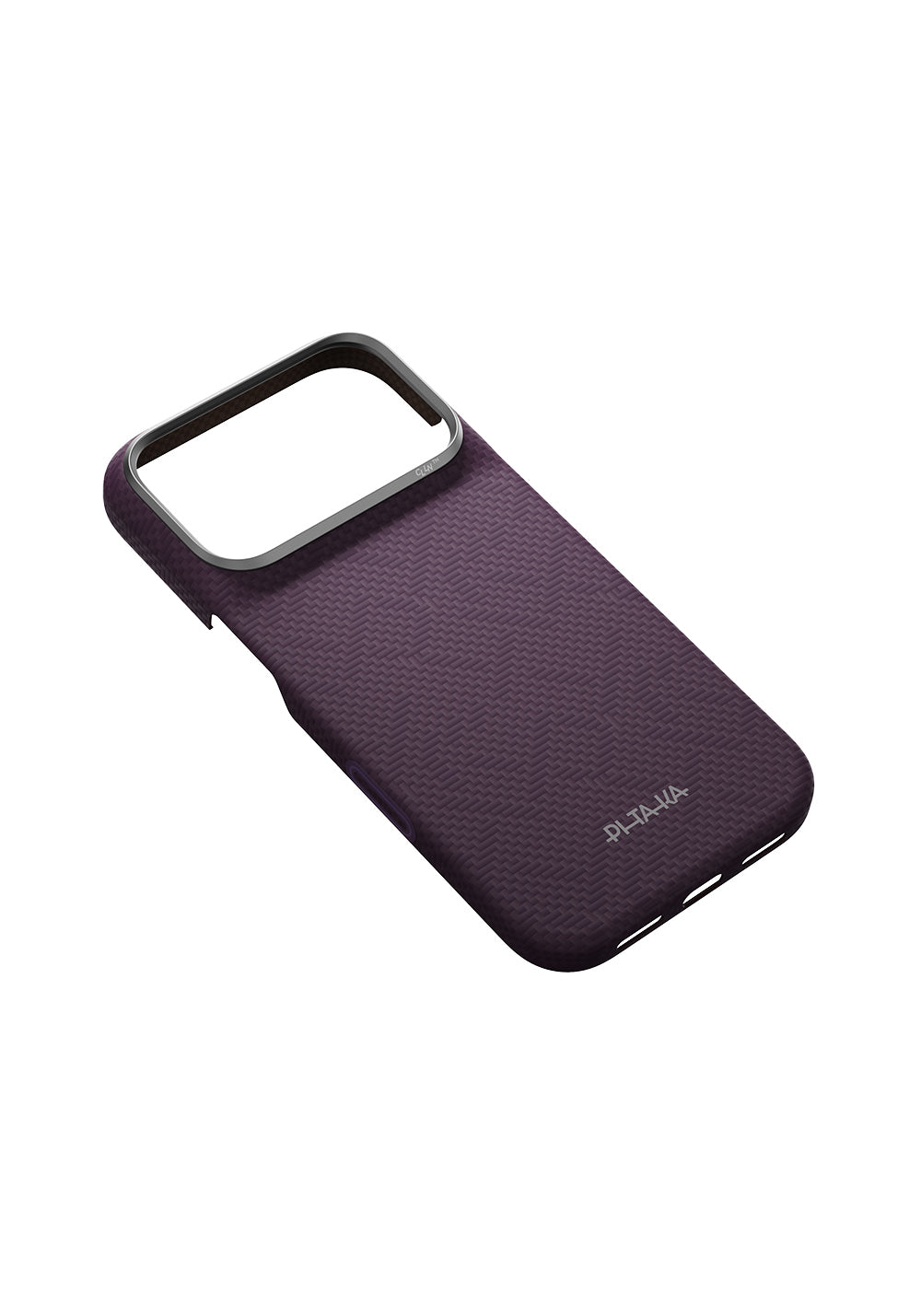 Apple iPhone 18 Pro Kılıf Manyetik Şarj Uyumlu Aramid Karbon Fiber Pitaka Weaving Serisi Kapak