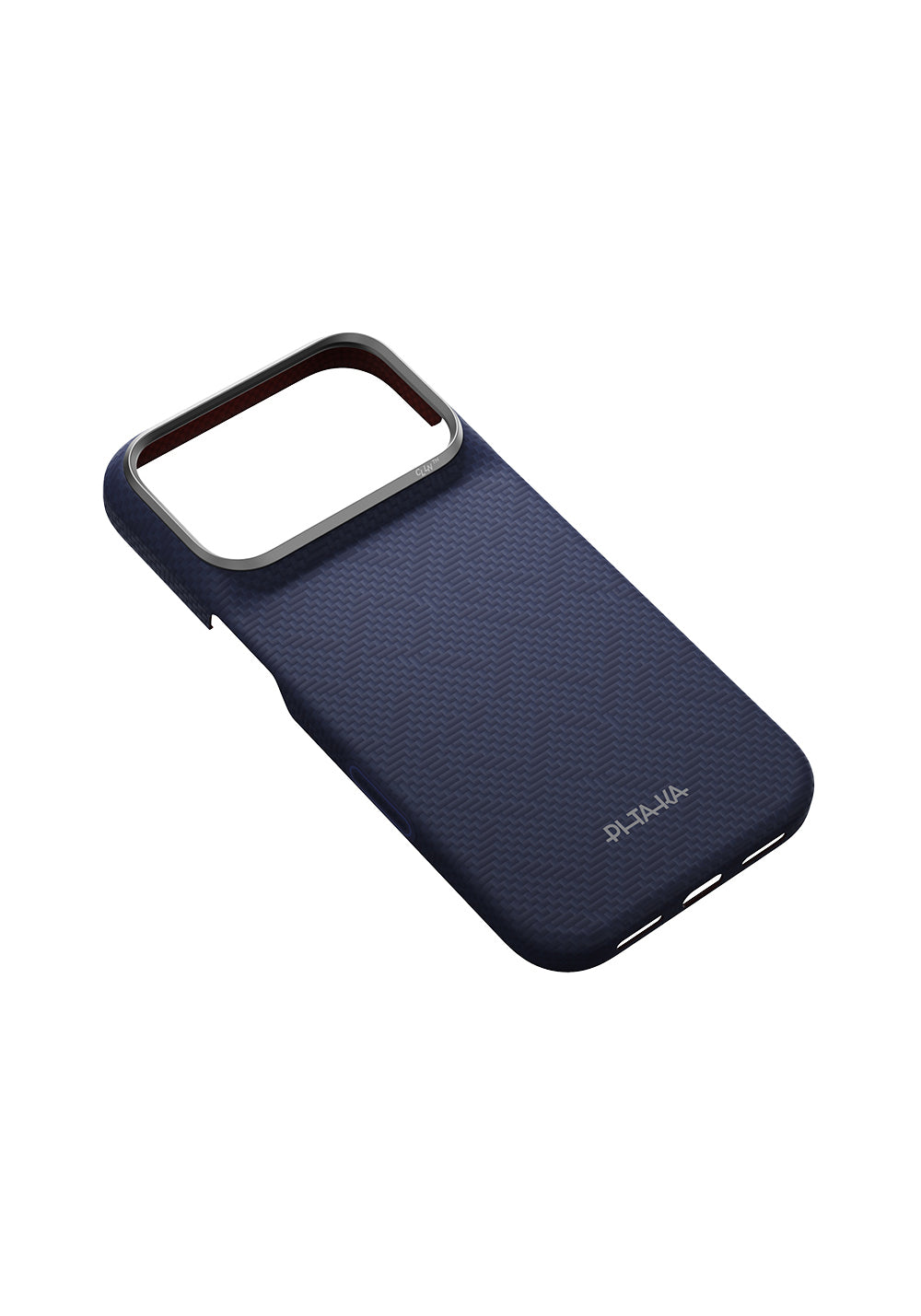 Apple iPhone 18 Pro Kılıf Manyetik Şarj Uyumlu Aramid Karbon Fiber Pitaka Weaving Serisi Kapak