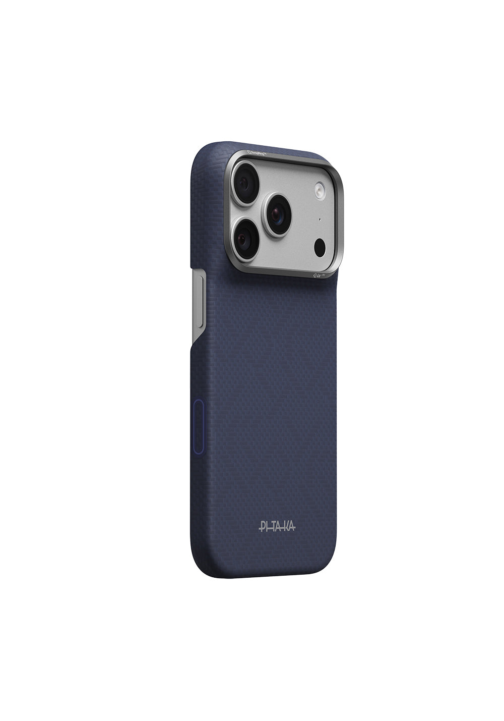 Apple iPhone 18 Pro Max Kılıf Manyetik Şarj Uyumlu Aramid Karbon Fiber Pitaka Weaving Serisi Kapak