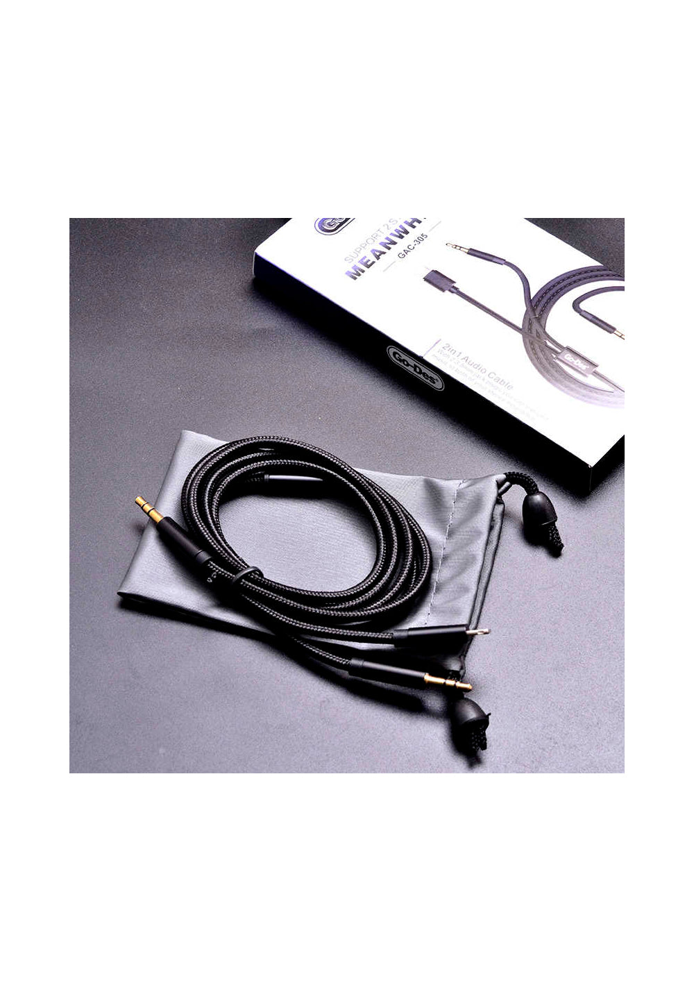 Go Des GAC-305 2 in 1 Audio Kablo