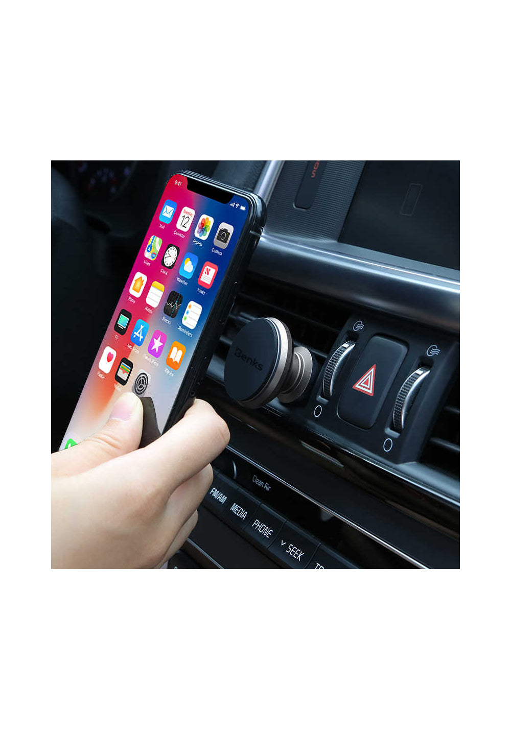 Benks H10 Magnetic Car Mount (Air Vent) Araç Telefon Tutucu