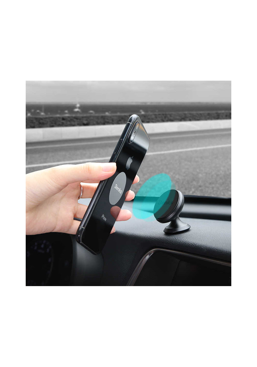 Benks H10 Magnetic Car Mount (Dash Board) Araç Telefon Tutucu