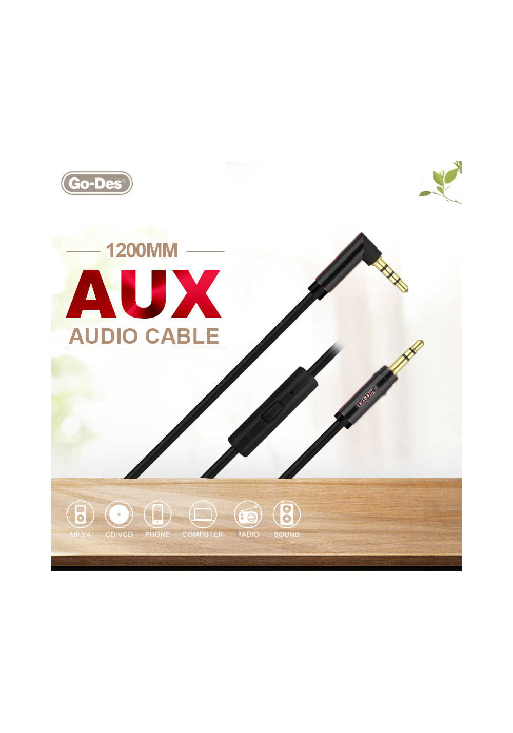 Go Des GAC-207 Aux Audio Kablo