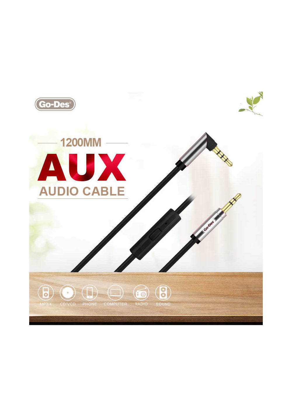 Go Des GAC-207 Aux Audio Kablo