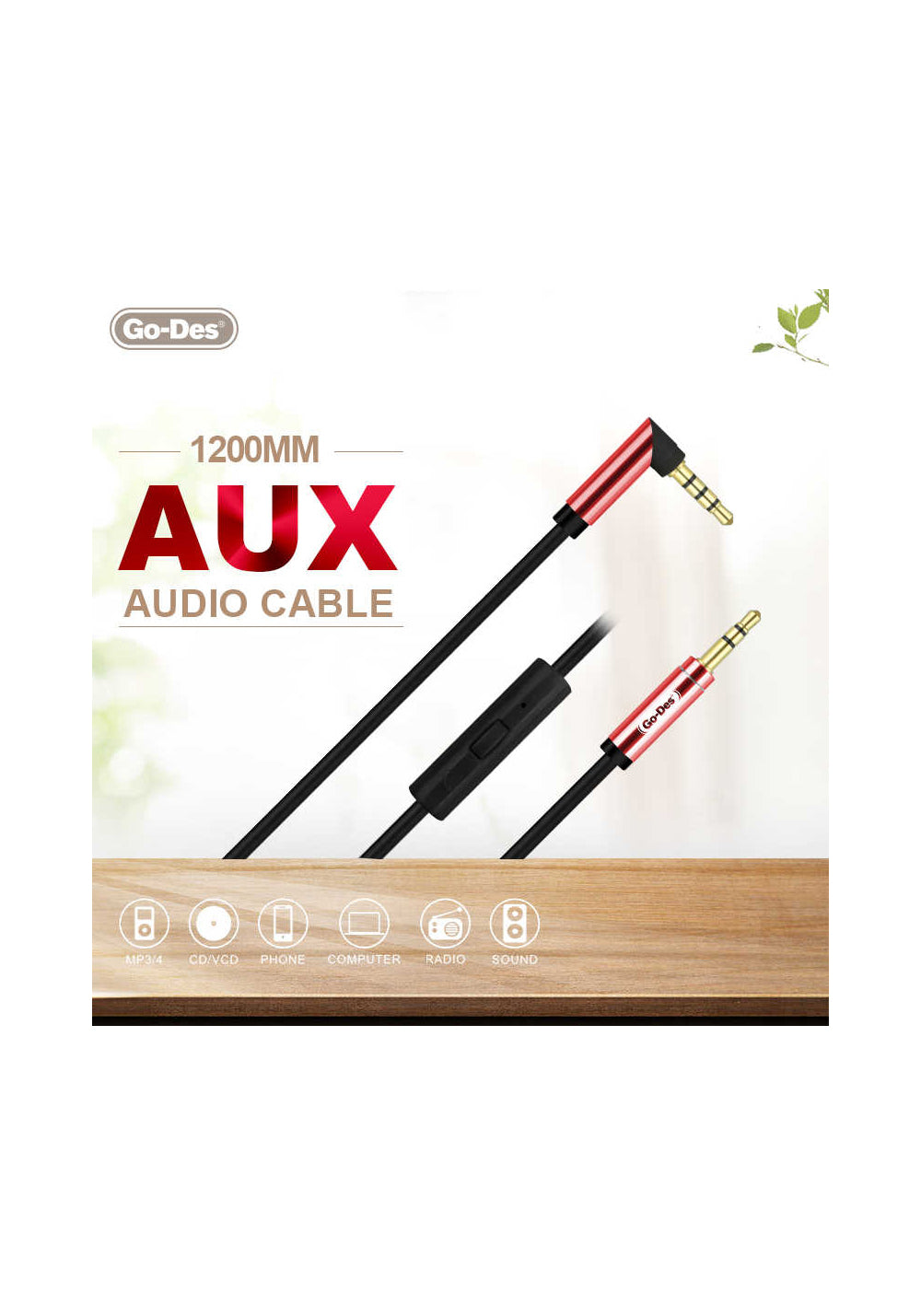 Go Des GAC-207 Aux Audio Kablo