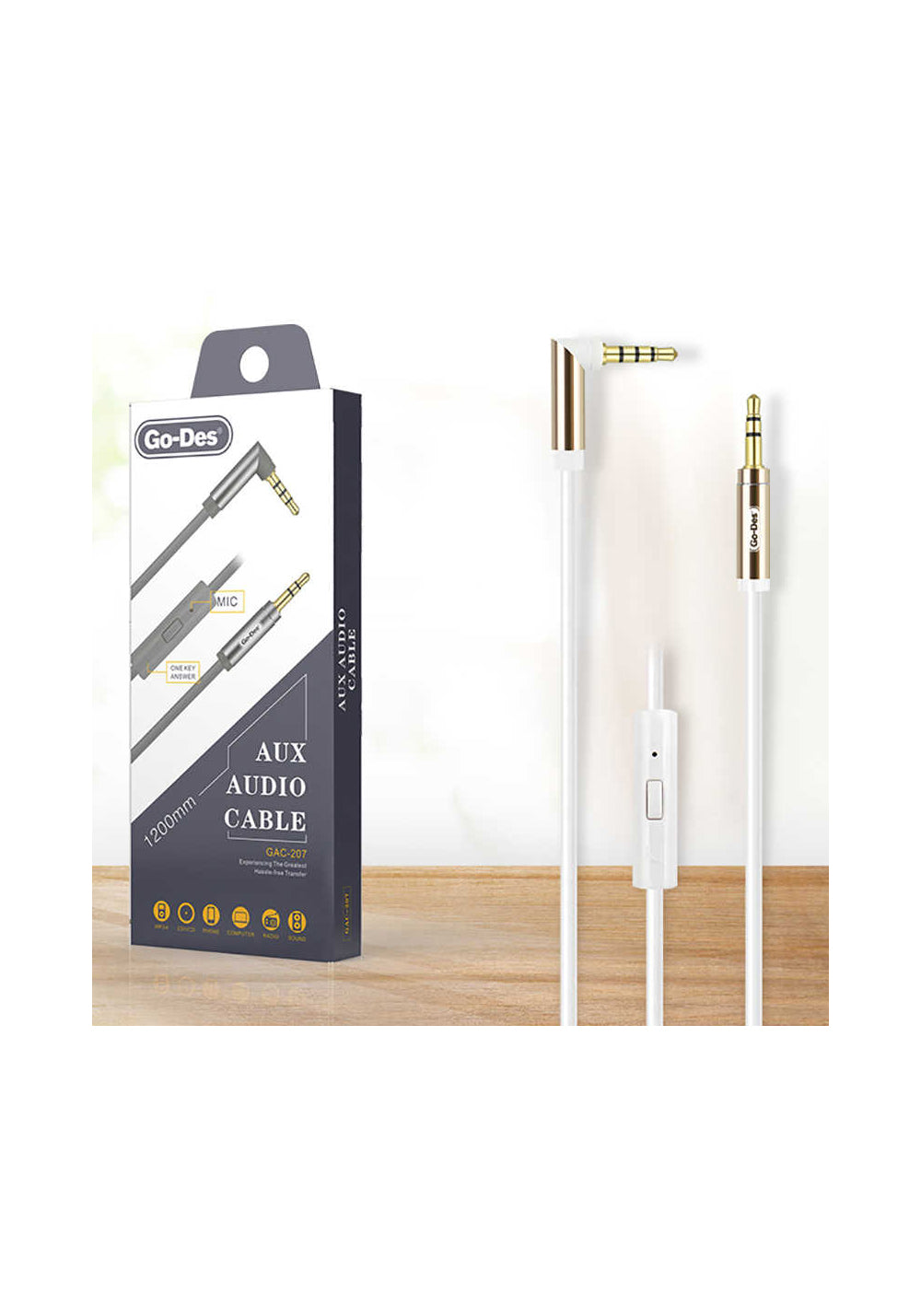 Go Des GAC-207 Aux Audio Kablo