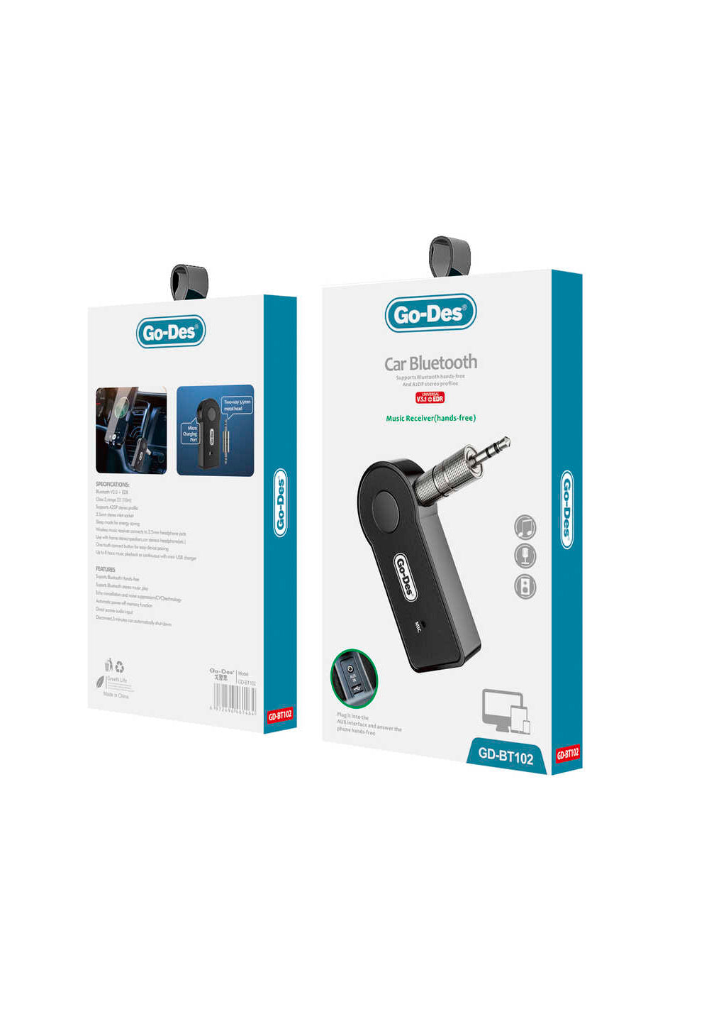 Go Des GD-BT102 Bluetooth Receiver