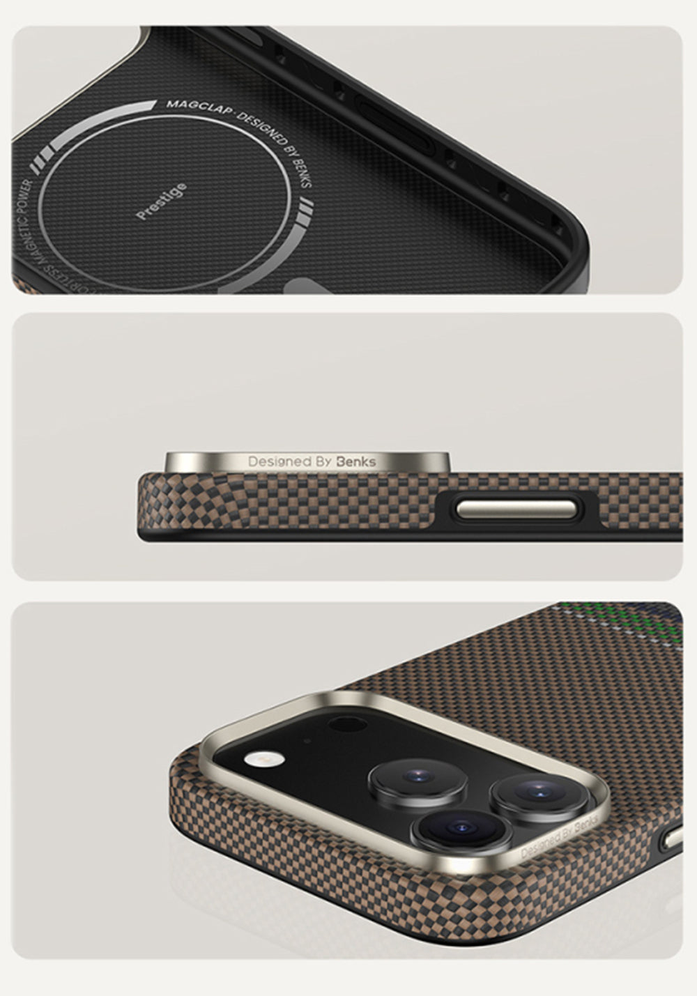 iPhone 17 Pro Benks Prestige MagSafe Uyumlu Kılıf